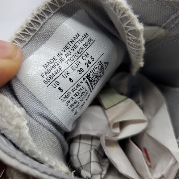 Converse Shoes Women’s 8 CT All Star Shoreline 558446F White Casual - Picture 3 of 10